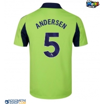 Moški Nogometni dresi Fulham Joachim Andersen #5 Gostujoči 2025-26 Kratek Rokav